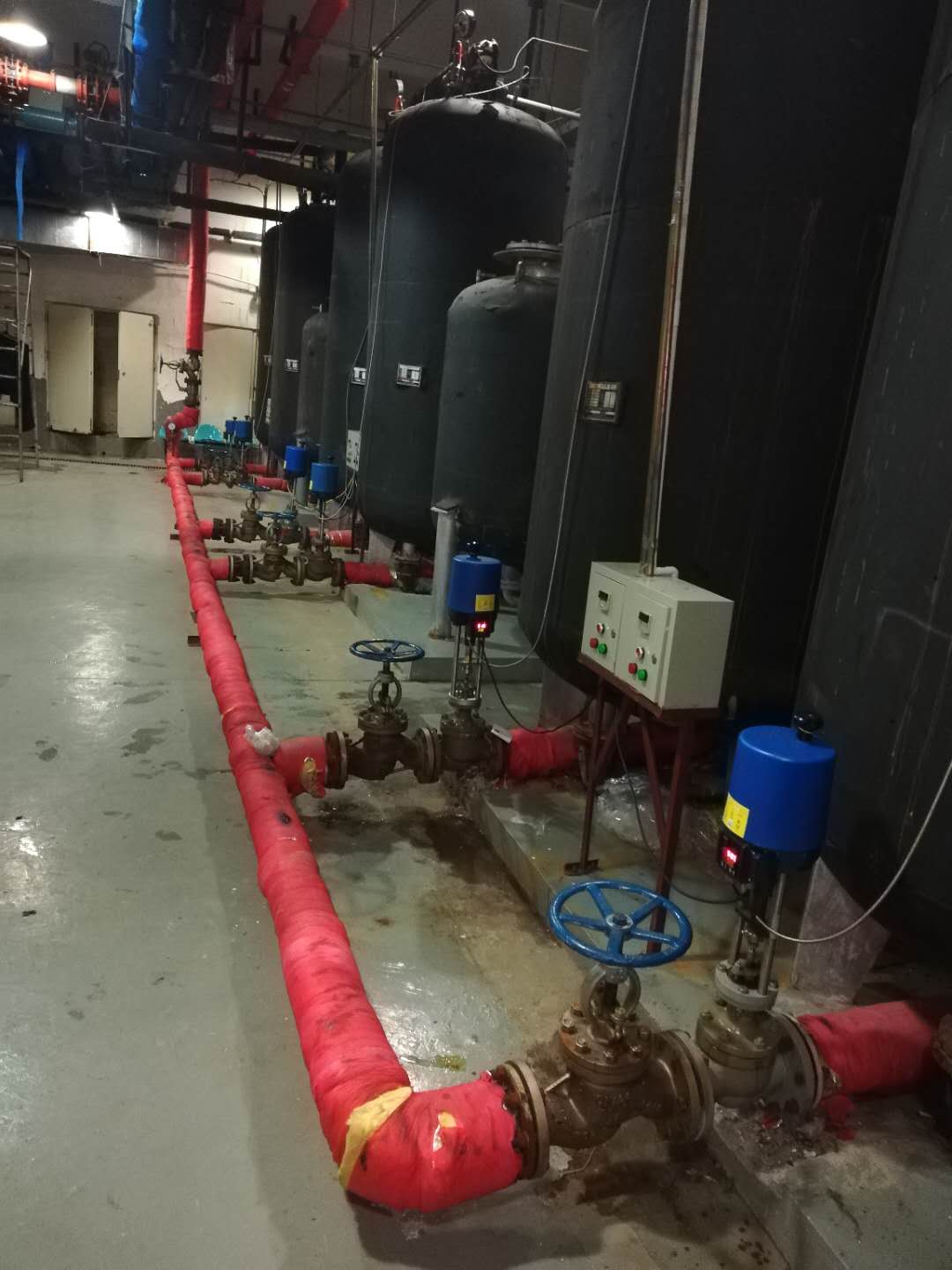 沈陽電力(lì)醫院鍋爐(lú)蒸汽使用(yòng)現場